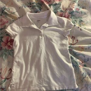 Old Navy Kids White Polo Shirt